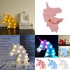 Enchanting Cute Unicorn Head Led Table Lamp Night Light Great For Kids Bedroom Decor