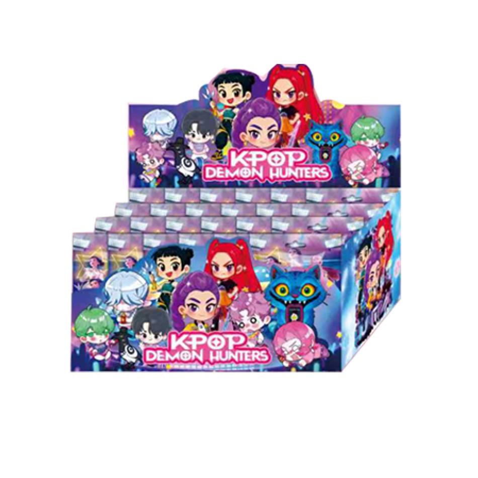 New 24pcs Kpop Demon Hunters Figure Pvc Model Anime Figurine Collection Statue Desk Decoration Dolls Children Toy Halloween Gift