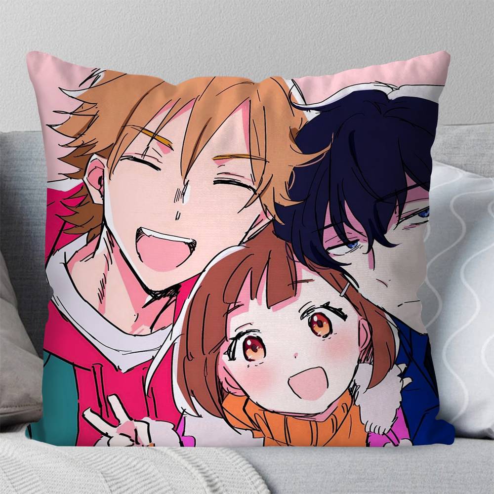 Anime BBuddy Daddies Pillow Case Fashion Square Pillowcase Bedroom Sofa Room Ins Decoration Leisure