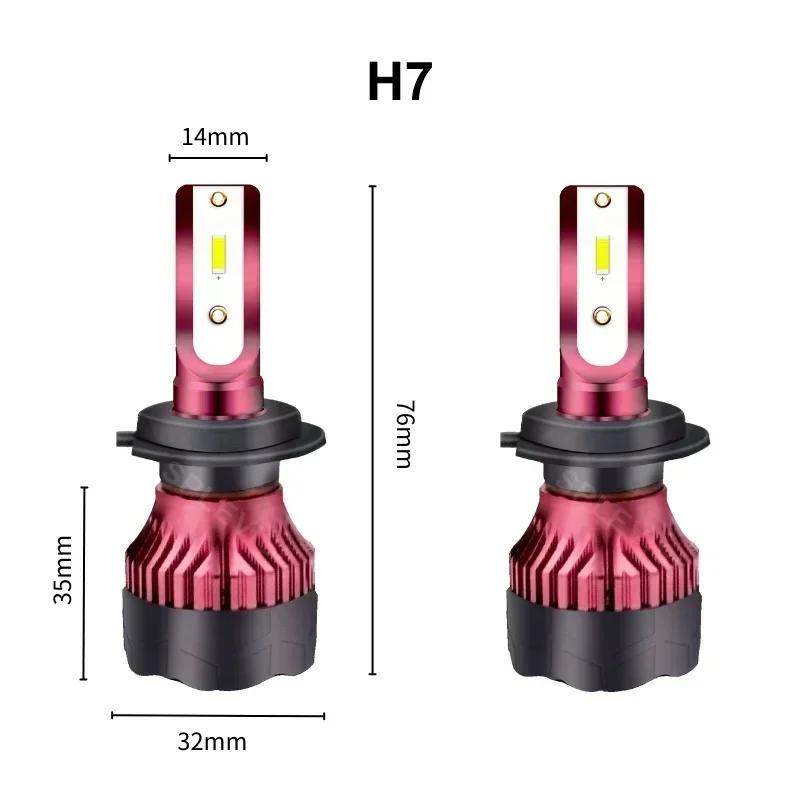 6000K H7 LED Headlight Low Beam Bulbs 9V-36V For Ford Transit Custom Connect 2012 2013 2014 2015 2016 2017 2018 2019 2020 2021