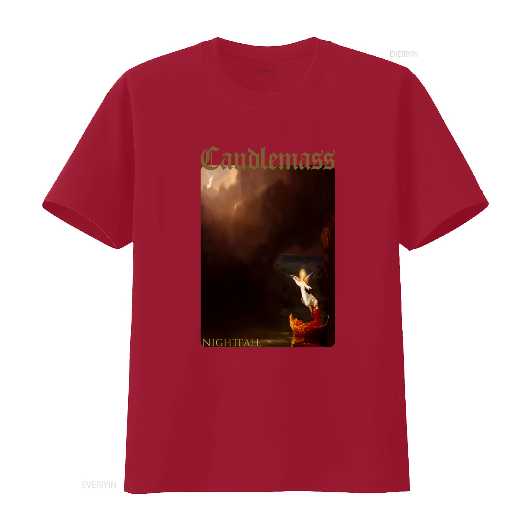 

New DTG CANDLEMASS Nightfall Band T shirt High Quality Design Available in Multiple Sizes vintage Washed fashion S