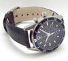 CITIZEN Eco-Drive Chronograph CITIZEN Solar Chronograph Genuine Leather Strap with Replacement Strap Blue Base Domestic Model Number VO10-6741F/BLACK