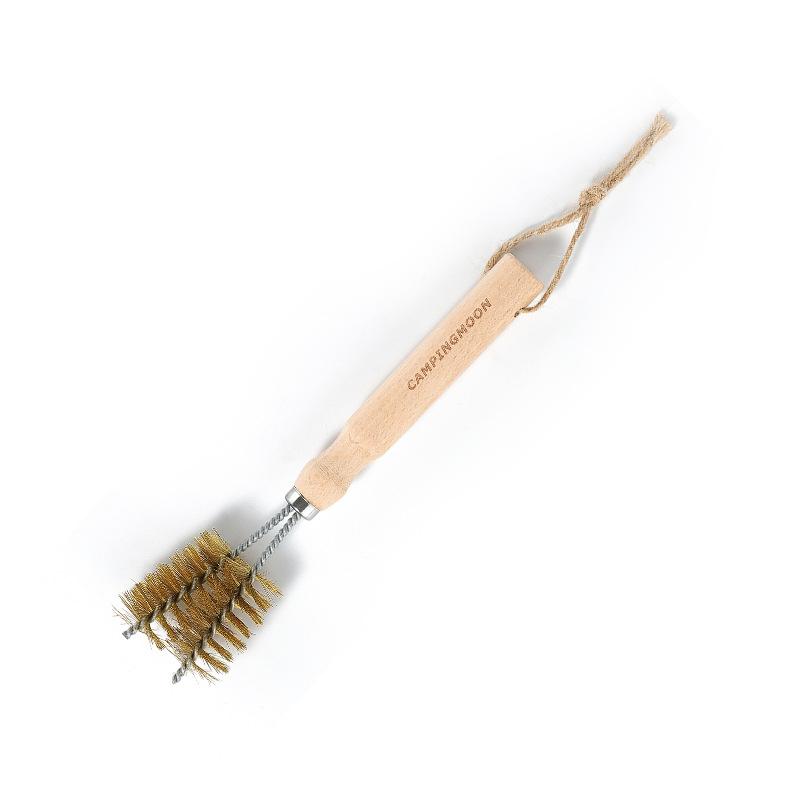 

Щетка для гриля Многофункциональная двухсторонняя чистящая щетка из нержавеющей стали Щетка для чистки духовки для гриля