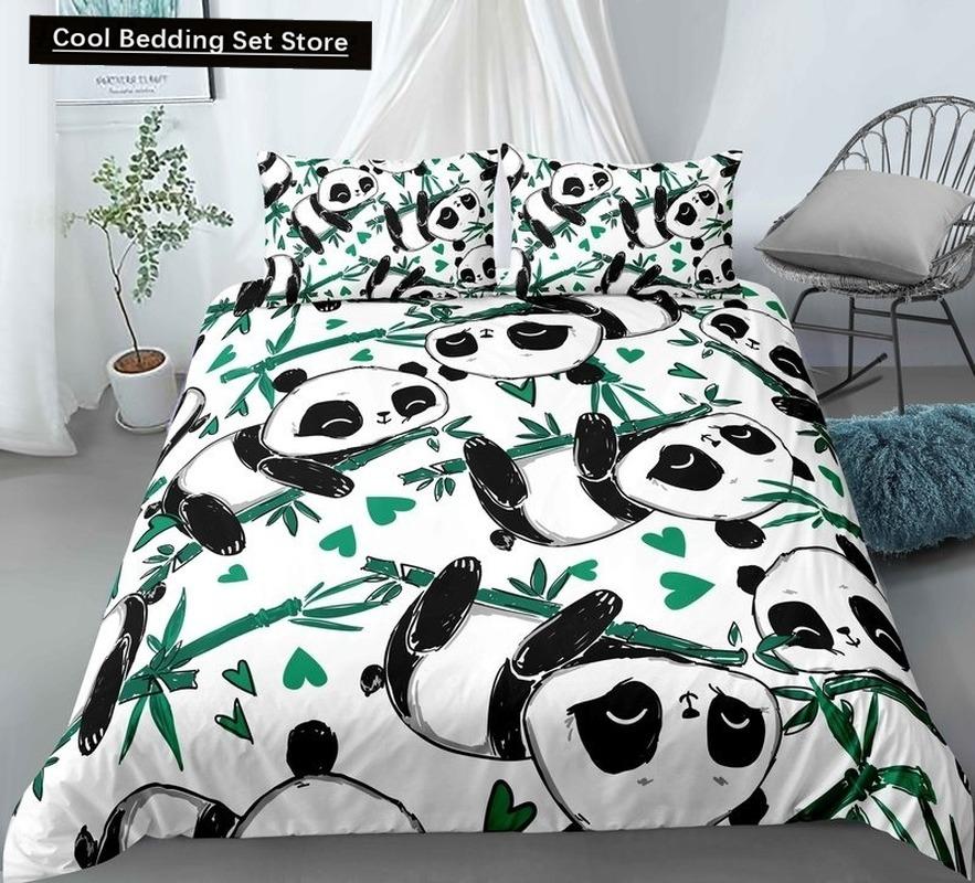 Dog Cat King Queen Duvet Cover Pet Kitty Puppy Bedding Set for Kids Teens Adults Lovely Animals Blue Soft 2/3pcs Quilt Cover