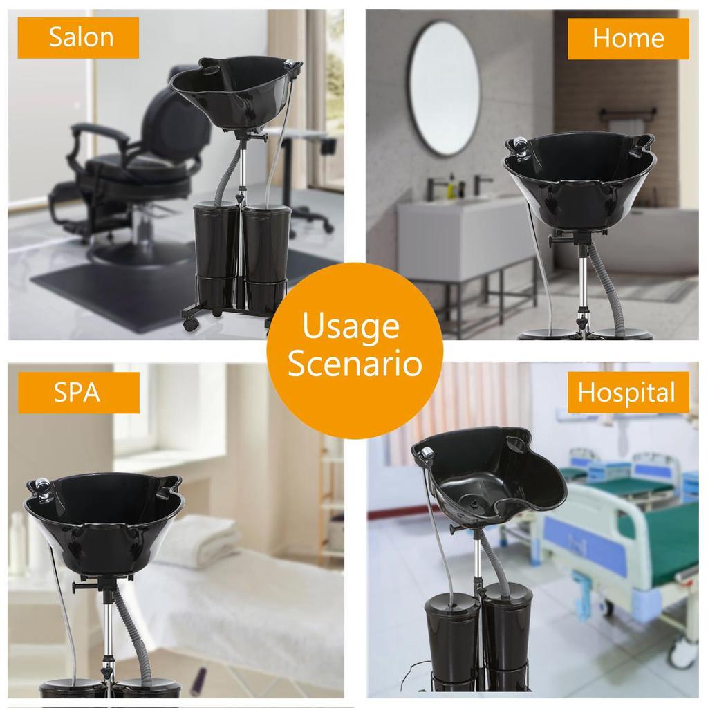Adjustable Portable Salon Wash Basin for Hairdressing