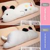Long Dog Shaped Pillow Cute Animal Plush Bolster For Girls Bed Rest Lounge