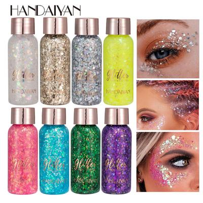 Eye Glitter Nail Hair Body Face Stickers Gel Art Loose Sequins Cream Diamond Jewels Rhinestones Makeup Party Festival