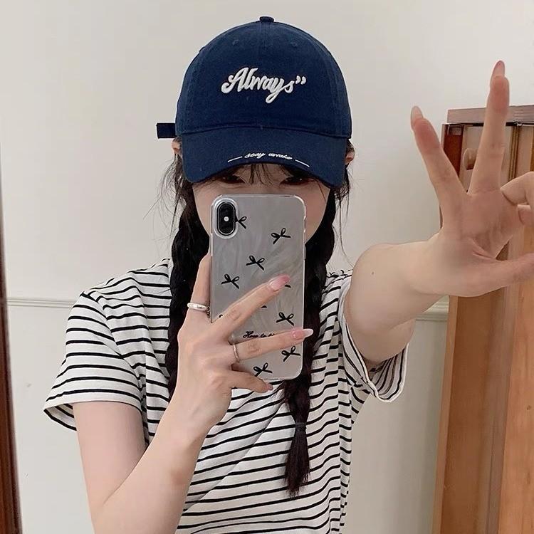 Stylish Baseball Cap With Elegant Embroidery For All Seasons Unisex Design In Beige White Navy Blue Lake Blue Chocolate Colors