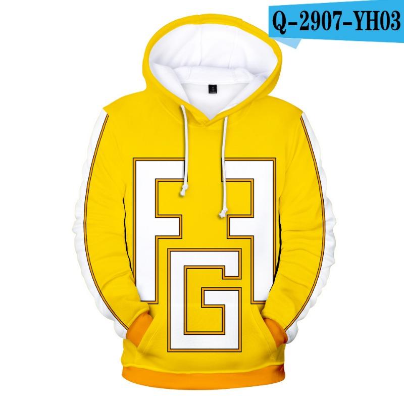 Herbst/Winter 2026 Neuheit - Bandai Marke My Hero Academia 3D Gedrucktes Schuluniform Cosplay Herren Kapuzenpullover Shirt