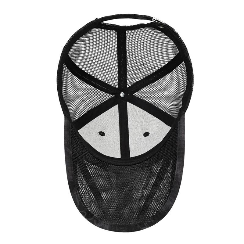 Summer Camouflage Mesh Baseball Cap Men's Breathable Sun Hat Outdoor Tactical Cap Sunscreen Cap