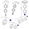 1Pc Photo Charm DIY Memorial Photo Alloy Pin Brooch Weddings Anniversaries Picture Frame With Pendant