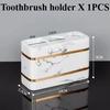 1 pz Resina Luce Lusso Bagno Vassoio Lavabo Hotel Bagno Tavolo Lavabo Bagno Porta Spazzolino Decorazione Accessori WC