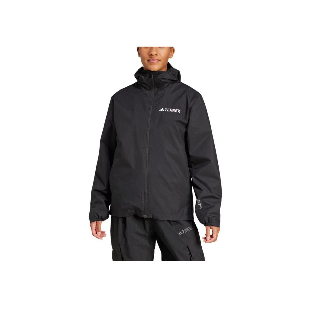 Adidas Womens MT ESS 3 In 1 Solid Color Comfortable Soft Hooded Jacket Women Jackets Black JY4792