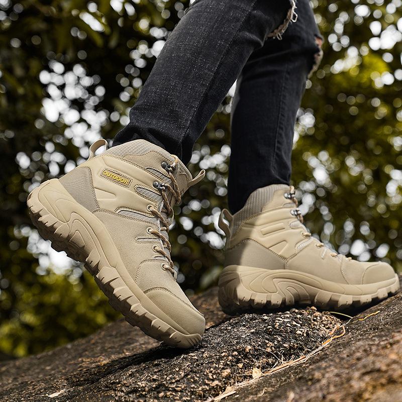 New high-top hiking shoes autumn hiking large size leisure outdoor travel sports