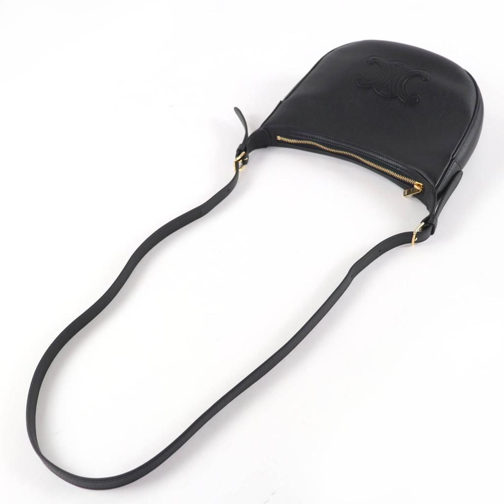 Excellent Sac Bandoulière CELINE Cuir Triomphe Eloise Petit Sac à Main 2 Voies 11725 Occasion