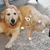 Indestructible Large Dog Sound Squeaky Toys Dog Chew Toy Squeaky Plush Dog Chew Toys for Aggressive Chewers Large Breed