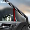 Real Soft Carbon Fiber Sticker For Subaru Legacy Outback 2015 2016 2017 2018 2019 LHD RHD Car Inner Door A-Pillar C-Pillar Strip