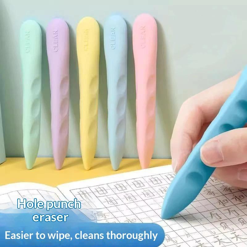 3Pcs Large Erasers for Primary School Students No Crumbs Clean Erase Non-Toxic for Homework Drawing Gifts