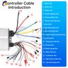 48V 60V 72V 84V 5000W double row 24 tube intelligent brushless controller for BLDC motor/electric bike/ebike/tricycle/motorcycle