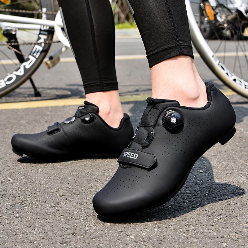 Unisex Road Cycling Shoes With Cleat Compatibility MTB Gravel Bikes Breathable Locking Pedal