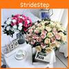 Simulated Rose Plants Wedding Hotel Restaurant Room Decoration Photography Props