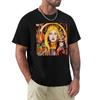 Beautiful Girl With A Cat Tshirt High Quality Durable Tshirt