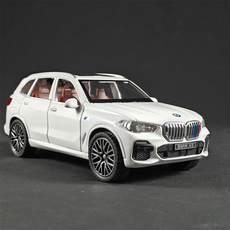 1:32 BMW X5 SUV Legierung Off Road Diecast Modell Simulation Sound Licht Spielzeug Trendiges Dekorationsobjekt Geburtstagsgeschenk Für Freunde