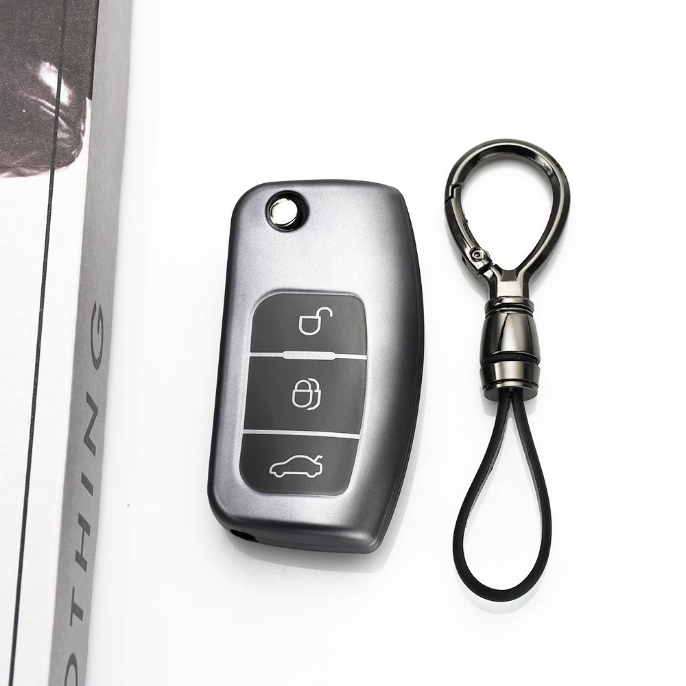 Auto Keyless Fob For Ford Eco Sport Galaxy Falcon B-Max C-Max Fiesta Focus 2 Ecosport Kuga Escape TPU Car Remote Key Cover Case