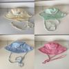Summer Girls Dopamine Bucket Hat With Sun Protection And Adjustable Fit For Outdoor Activities