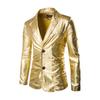 Men Bling Sequins Tuxedo Suit Two Button Party Coat Blazer Gentleman Jacket