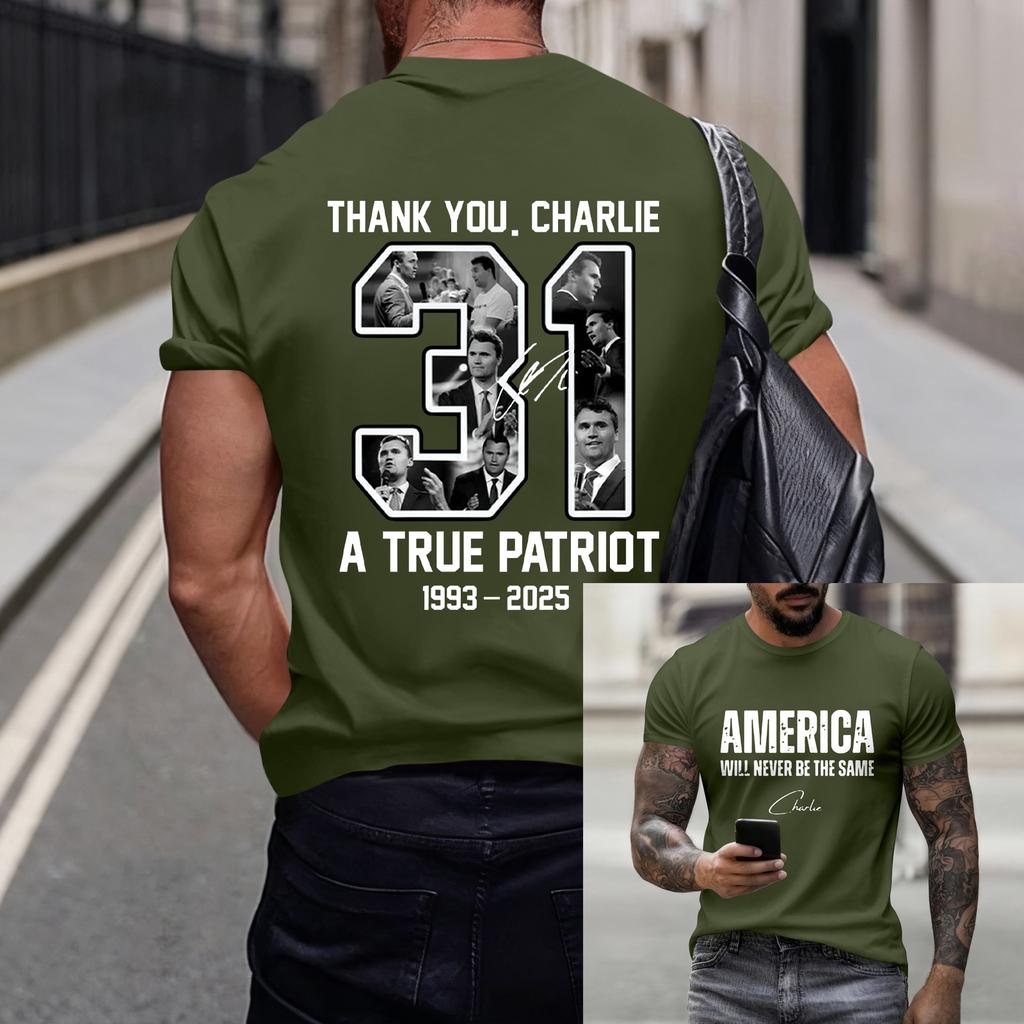 Fashionable Round Neck Short Sleeve Work Clothes Printed Tops For Mens Summer Tops