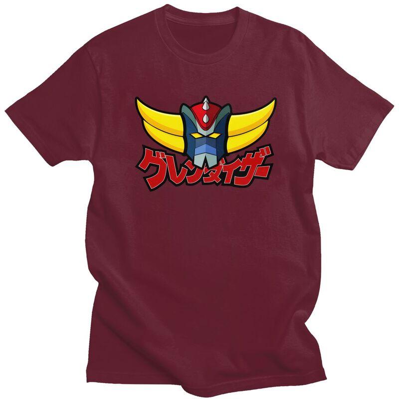 Custom Grendizer Avatar T Shirt for Men 100 Cotton Tshirt Tee Anime Goldorak Goldrake Ufo Robot Tshirt