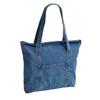 APOSITV Damen Jeans-Tragetasche mit Reißverschluss, Umweltfreundlich, Einfache Jeans-Tasche (Hellblau)