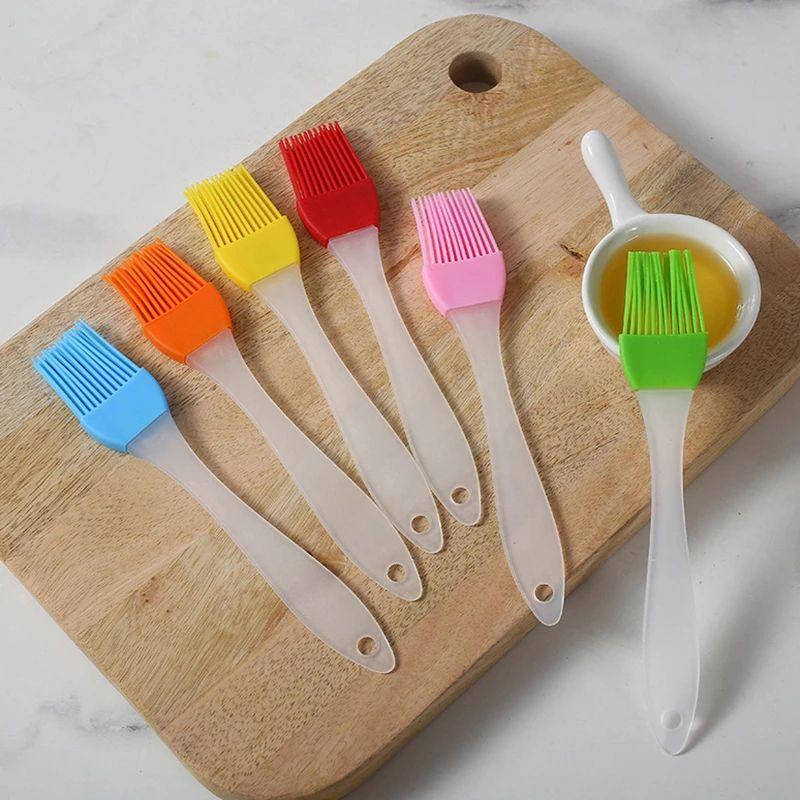 Multipurpose Silicone Spatula And Barbeque Oil Brush Ideal For Cooking And Grilling