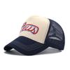 Letter Embroidery Cap Male and Female Couple Net Cap Casual Breathable Sunshade Baseball Cap Truck Driver Hat