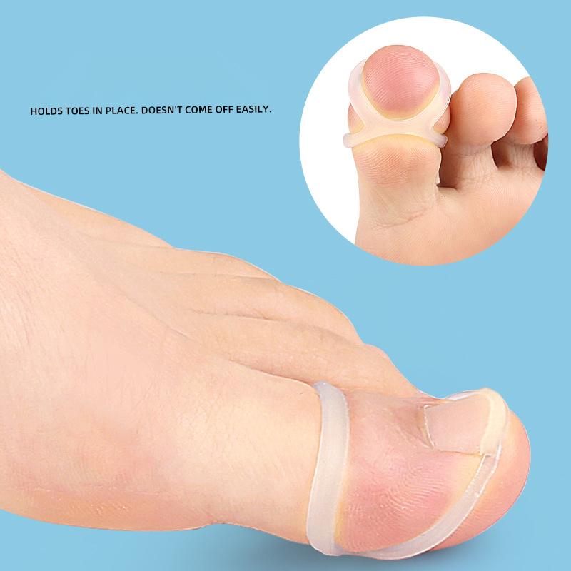 Herramienta de Silicona para Corrección de Uña Encarnada – Protector Enderezador Invisible y Soporte para Pedicura y Cuidado de los Pies