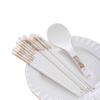 Ru Han Ceramic Chopsticks Set with Rice Spoon and Holder