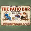 Retro Metal Tin Sign Bar Wall Decor Vintage Poster