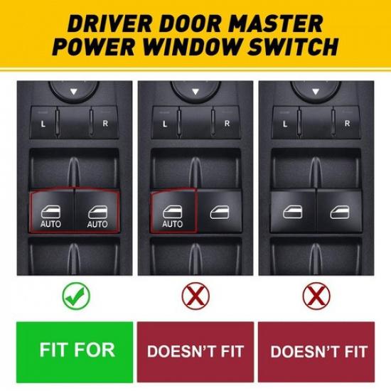 Master Power Window Switch for Dodge 2016 Ram 1500 2500 3500 4500 Driver Side