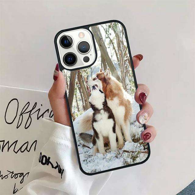 cute Husky baby Skin Coque Shell For iPhone 17 Air 15 16 14 13 12 Pro Max 11 Pro Max Plus Phone Case Cover