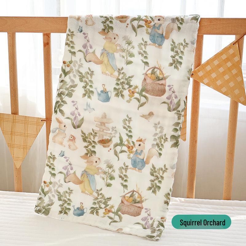 Summer Infant Face Wash & Bib: Six-Layer Gauze Baby Towel
