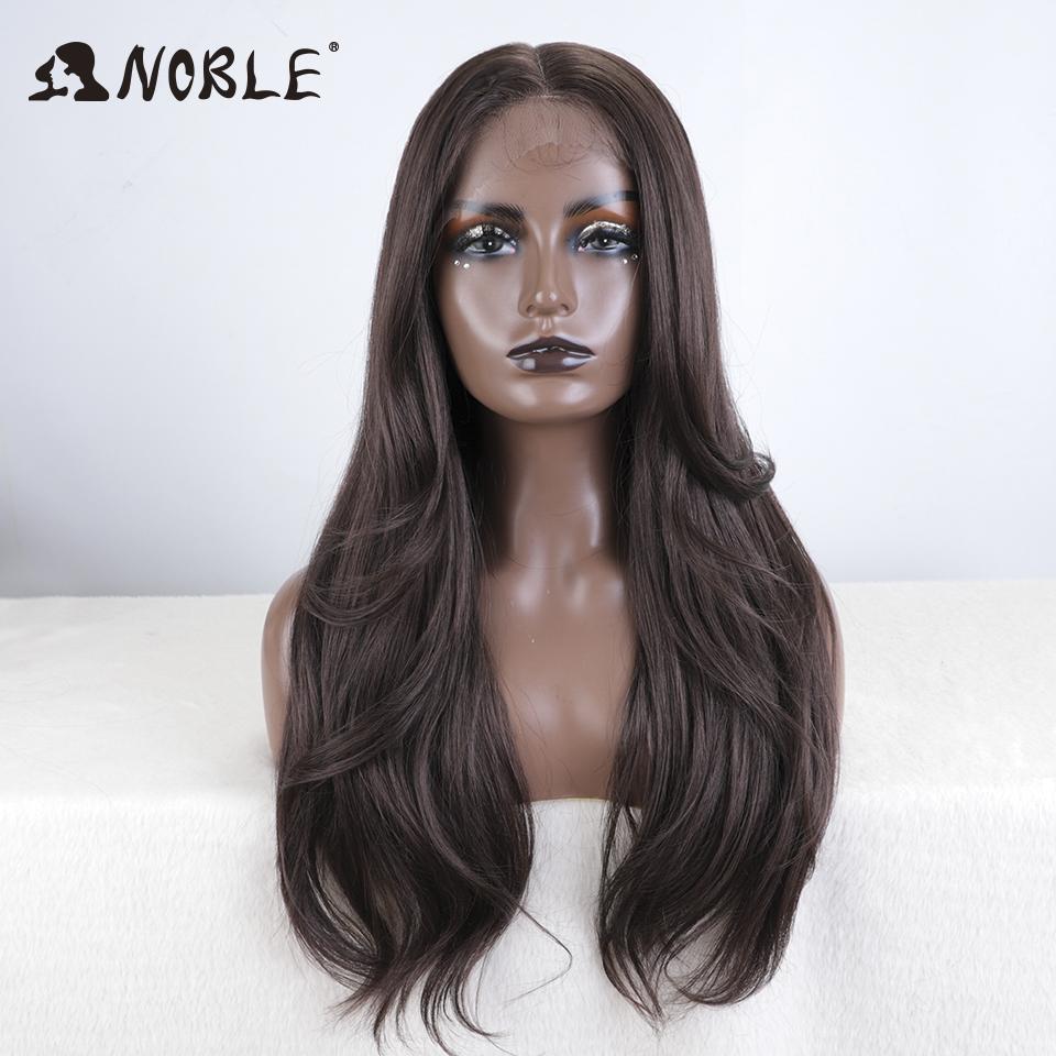 Noble Cosplay Lace Front Wig Synthetic 24“ Highlight Honey Brown Body Wave Wig Blonde Wigs For Women Lace Wig  Lace Front Wig