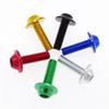 10 Pcs Aluminum Alloy Screw Bolt and U Type Clips with Nut M5 5mm for Motorcycle Scooter ATV Moped