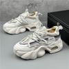 Spring Men Platform Sneakers Mesh Breathable Chunky Shoes Male Trainers Outdoor Sports Shoes Walking Footwear Zapatillas Hombre