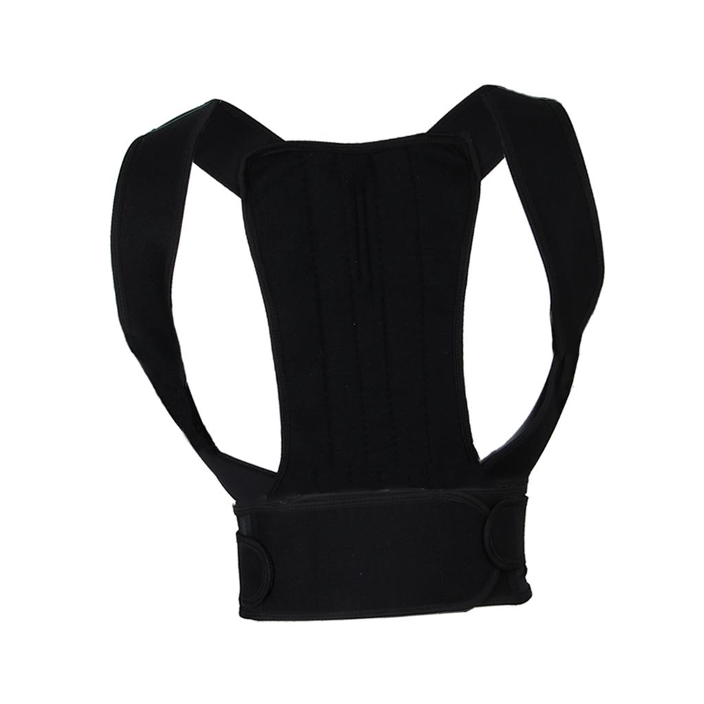 Women's Men's Support Posture Correction Straight Hold For - Black, M