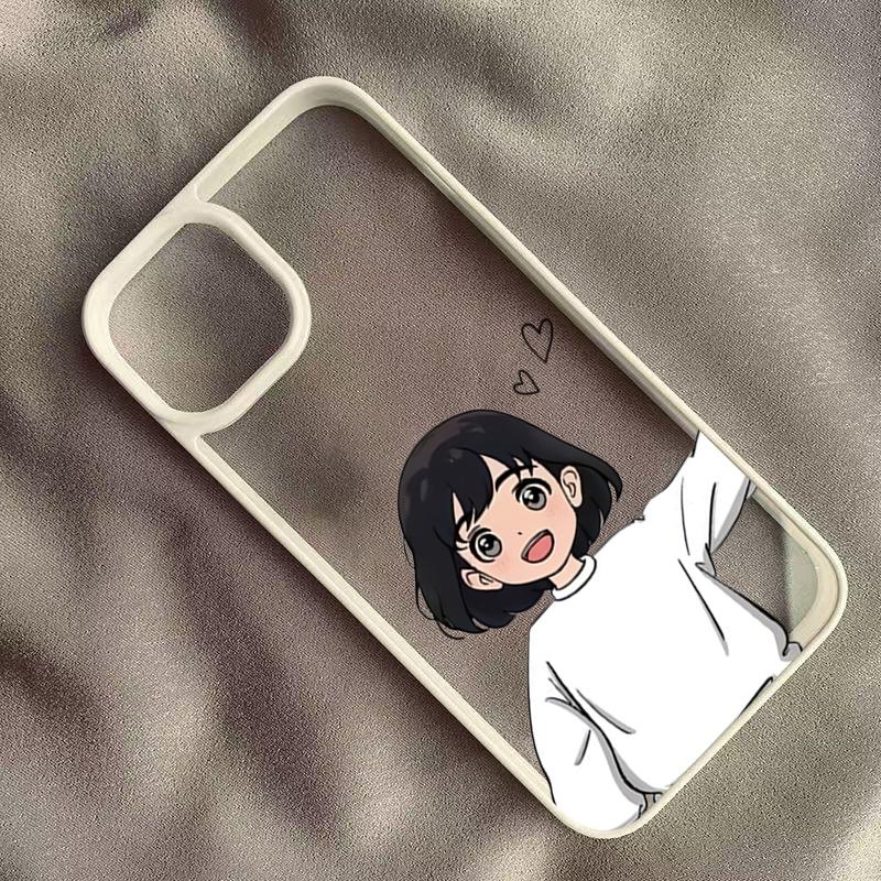 Sweet Girl & Boy Couple Paired Funda Iphone Case For iPhone 17 16 15Pro Max 11 12 13 14Pro Plus Shockproof Carcasa Iphone Shell