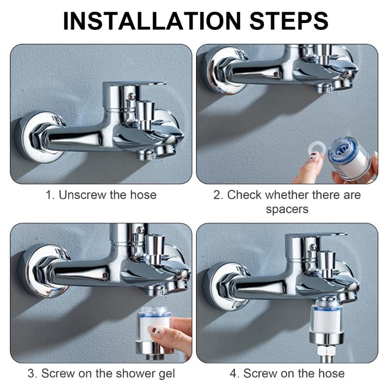 Electric Water Heater Inlet Filter Water Outlet Purifiers Strong Dirt Filter Bathroom Accessories PP Cotton Cartridge