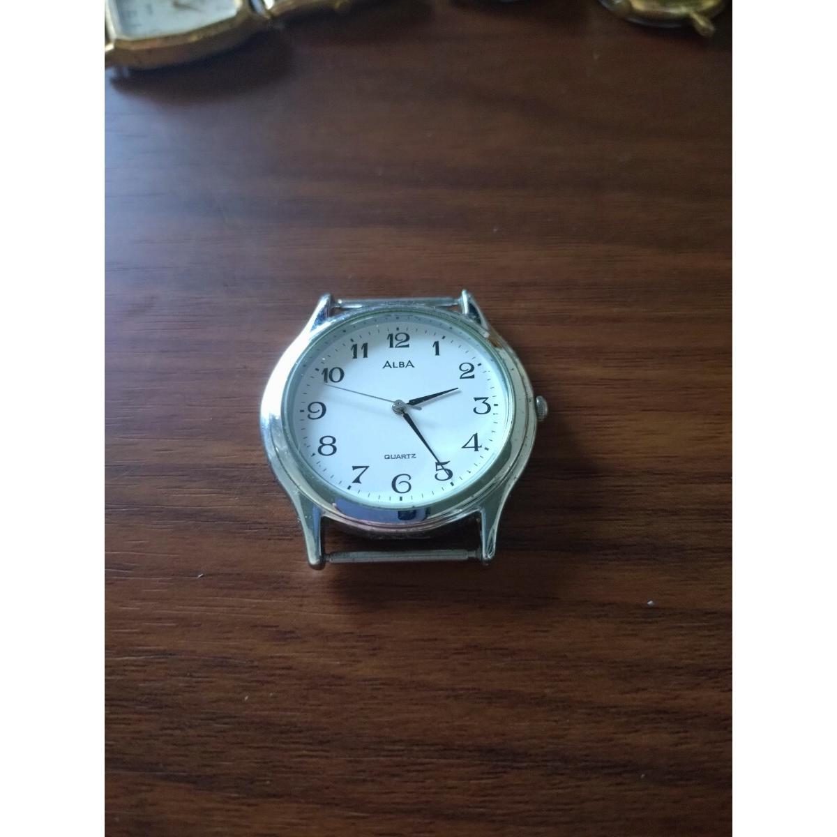 [Operation not confirmed] SEIKO ALBA Seiko Alba face only Junk -007
