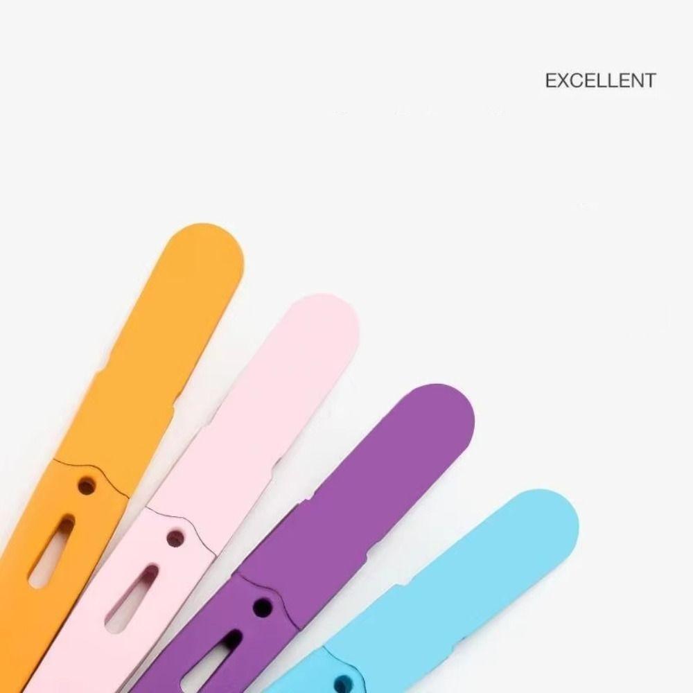 2PCS Stainless Steel Eyebrow Tweezer Colorful Multi-purpose Eyelash Extension Clip Makeup Tools Hairs Puller Facial Care