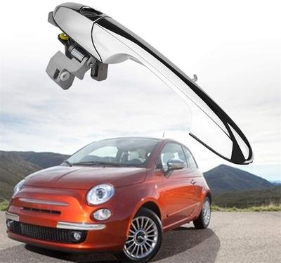 Front Exterior Outside Chrome Door Handle LH Driver Side for Fiat 500